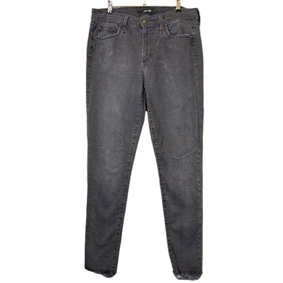 Joe's Jeans Tularose Skinny Ankle Stonewash Black Frayed Hem Jeans Size 29 - Picture 1 of 13